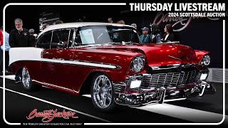 2024 SCOTTSDALE THURSDAY LIVESTREAM  Thursday January 25  BARRETTJACKSON 2024 AUCTION [upl. by Tiemroth]