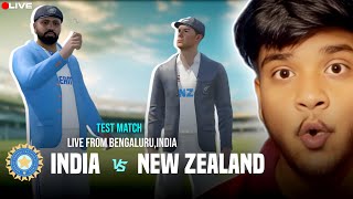 Live IND vs NZ Test Match  Cricket 24  Adimax Playz [upl. by Fidelas499]