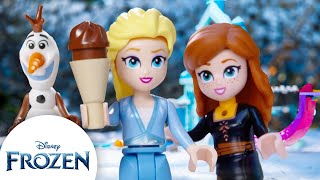 Elsa and Anna’s Frozen Picnic  Pretend Play  Frozen [upl. by Bealle987]