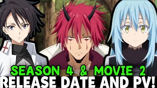 THAT TIME I GOT REINCARNATED AS A SLIME SEASON 4 RELEASE DATE amp TRAILER  Tensura Movie 2 [upl. by Ynabla]