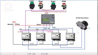 PLC Programming Bangla Tutorial Class 11 How to forward reverse control by Motor using PLC [upl. by Satsok20]