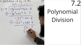 Edexcel AS Level Maths 72 Dividing Polynomials [upl. by Thirza]