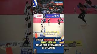 moment MEGAWATI bantu GWAK SEON OKcatat poin perdananya diVLeague shortshortvideo contencreator [upl. by Eerazed592]