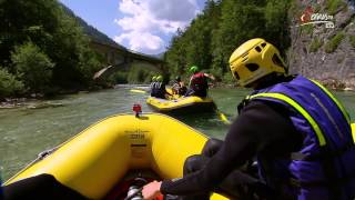 Rafting auf der Salza mit ServusTV  wwwraftingcampat  Rafting Camp Palfau [upl. by Korwin]