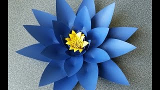 How To Make Alicia Paper Flower [upl. by Conant]