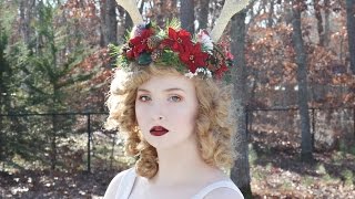 Holiday Crown With Antlers  Tutorial [upl. by Womack]