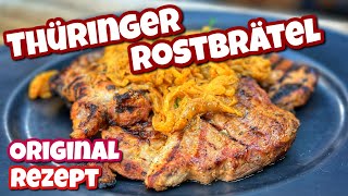 Thüringer Rostbrätel nach Originalrezept  Westmünsterland BBQ [upl. by Nahtannoj649]