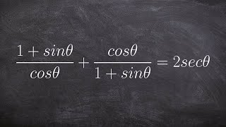 Verifying a trigonometric Identities [upl. by Aonehc]