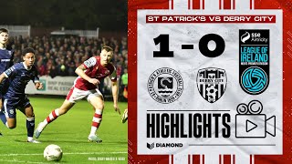 St Patricks Ath 10 Derry City  LOI Highlights  25102024 [upl. by Kneeland25]