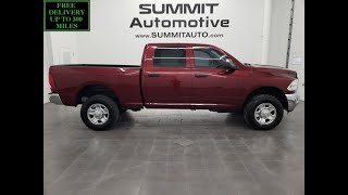 2018 RAM 2500 TRADESMAN CREW SHORT HEMI DELMONICO RED 4K WALKAROUND 14390Z [upl. by Vevina]