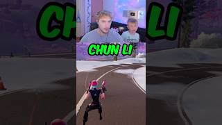 KID IS CRAZY FOR CHUN LI fortnite [upl. by Ahsineb]