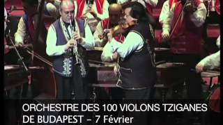 ORCHESTRE DES 100 VIOLONS TZIGANES DE BUDAPEST  Musique  Sortir à Cannes 20142015 [upl. by Yand]