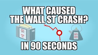 What Caused the Wall St Crash 1929 In 90 Seconds [upl. by Shippee490]