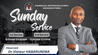 SUNDAY 1st SERVICE 24 DECEMBER 2023 WITH Dr Viateur HABARUREMA [upl. by Maggy741]