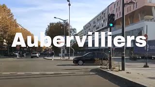 Aubervilliers 4K Driving French region [upl. by Fennelly]