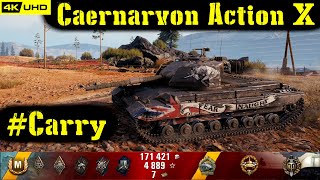 World of Tanks Caernarvon Action X Replay  8 Kills 38K DMGPatch 161 [upl. by Aubigny481]