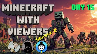 ASSEMBLING AN ARMY minecraft with viewers day 15 ft ggirn amp kingdete shorts [upl. by Nairod]