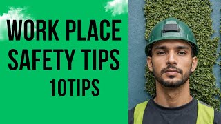 SAFETY TIPS WORKPLACE SAFETY TIPS [upl. by Bax]