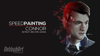 Connor  Detroit Become Human Fanart [upl. by Justino35]