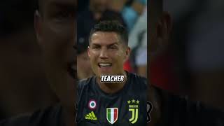 Cristiano Junior Got Upset Because of Teacher 😱😰 [upl. by Pruter]