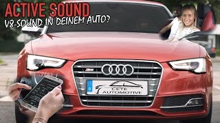 ACTIVE SOUND EXHAUST SYSTEM  So klingt auch dein Auto wie ein V8 😱 inkl Einbau ENG subtitles [upl. by Abrahamsen740]