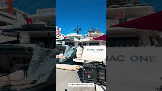 Cannes Yachting Festival 🤩 cannes prestige PrestigeYachts YachtingLuxury luxurylifestyle [upl. by Meerak]