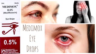 MEDIMOX Moxifloxacin Eye 👁️ 💧 Drops Uses in Urdu Hindi  Ear Infections [upl. by Dutchman293]