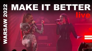 Amaranthe  Make it Better feat Jennifer Haben Live from Warsaw Poland 2022 [upl. by Aelak]