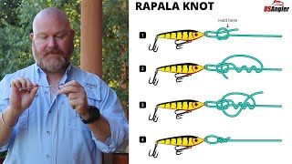 How To Tie The Rapala Knot  Quickest and Easiest Way [upl. by Yelsnya192]