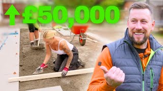 WEVE GOT NO STAFF  £50000 Garden Project Ep4 [upl. by Naffets710]