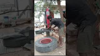 Easy method tyre changer [upl. by Aleel]