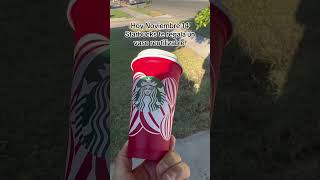 Starbucks holiday cup starbucks christmas navidad coffee cafe happyholidays holiday gift [upl. by Ayitahs857]