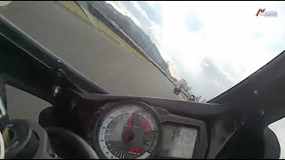 Varano De Melegari with Suzuki GSXR 600 K8 Turno 5 Pilota Nuvola33 [upl. by Awram]