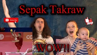 😱🔥YOU WONT BELIEVE THIS FOREIGN SPORT Americans React to Sepak Takraw😱😱 [upl. by Drawde664]