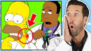 ER Doctor REACTS to The Simpsons FUNNIEST Medical Scenes 22 [upl. by Angadresma]