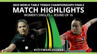 Mima Ito vs Adriana Diaz  WS R16  2023 ITTF World Table Tennis Championships Finals [upl. by Terrie]