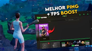 COMO DIMINUIR O PING E AUMENTAR O FPS NO FORTNITE Todos os jogos também [upl. by Quintie]