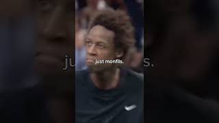 Monfils best moment hopecore tennis monfils tennisplayer [upl. by Lucilia]