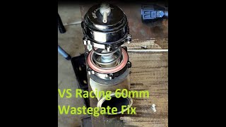 VS Racing 60mm Wastegate Leak Fix Part 1 [upl. by Hainahpez]