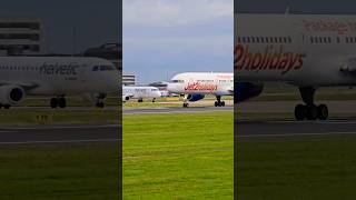 Jet2 Holidays Rocketing out of Manchester Airport aviation fyp fypage jet2holidays planes [upl. by Eitsirhc]