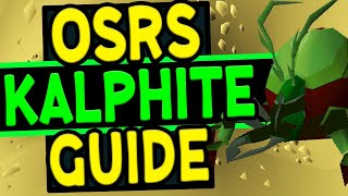 Ultimate Kalphite Slayer Guide Old School Runescape [upl. by Ayyn]