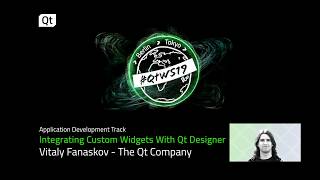 Qt Designer tutorial Integrate custom widgets [upl. by Grazia]