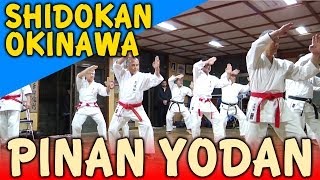 PINAN YODAN  OKINAWA SHIDOKAN shorin ryu [upl. by Gnap]