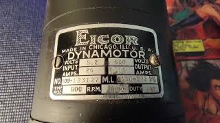 Real Men Use 6 Volts Dynamotor [upl. by Ahsikyw792]