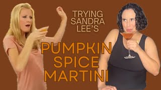 Recreating Sandra Lee’s Pumpkin Spice Martini [upl. by Elyac393]