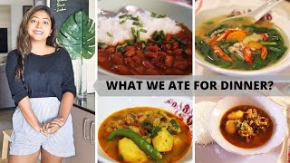 WHAT WE ATE FOR DINNER LAST WEEK  INDIAN  4 Extremely Easy amp Healthy Dinner ideas [upl. by Ial524]