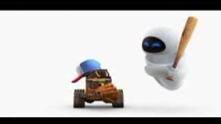 Pixar WALLE Meets a Baseball Bat vignette with EVE [upl. by Joacimah725]