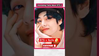 Top Interesting Facts About BTS V 👆  facts factsinhindi southkorea factsinhindi [upl. by Theone]