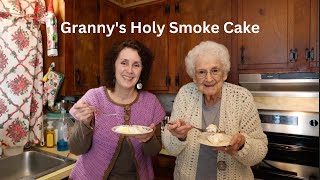 Granny Shows Us How To Make Her Famous Holy Smoke Cake [upl. by Asilehs]