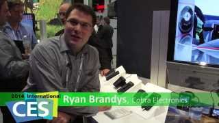 iRadar Smart Detection System  Cobra Electronics  CES 2014 ces ces2014 vegas tech [upl. by Leffen]